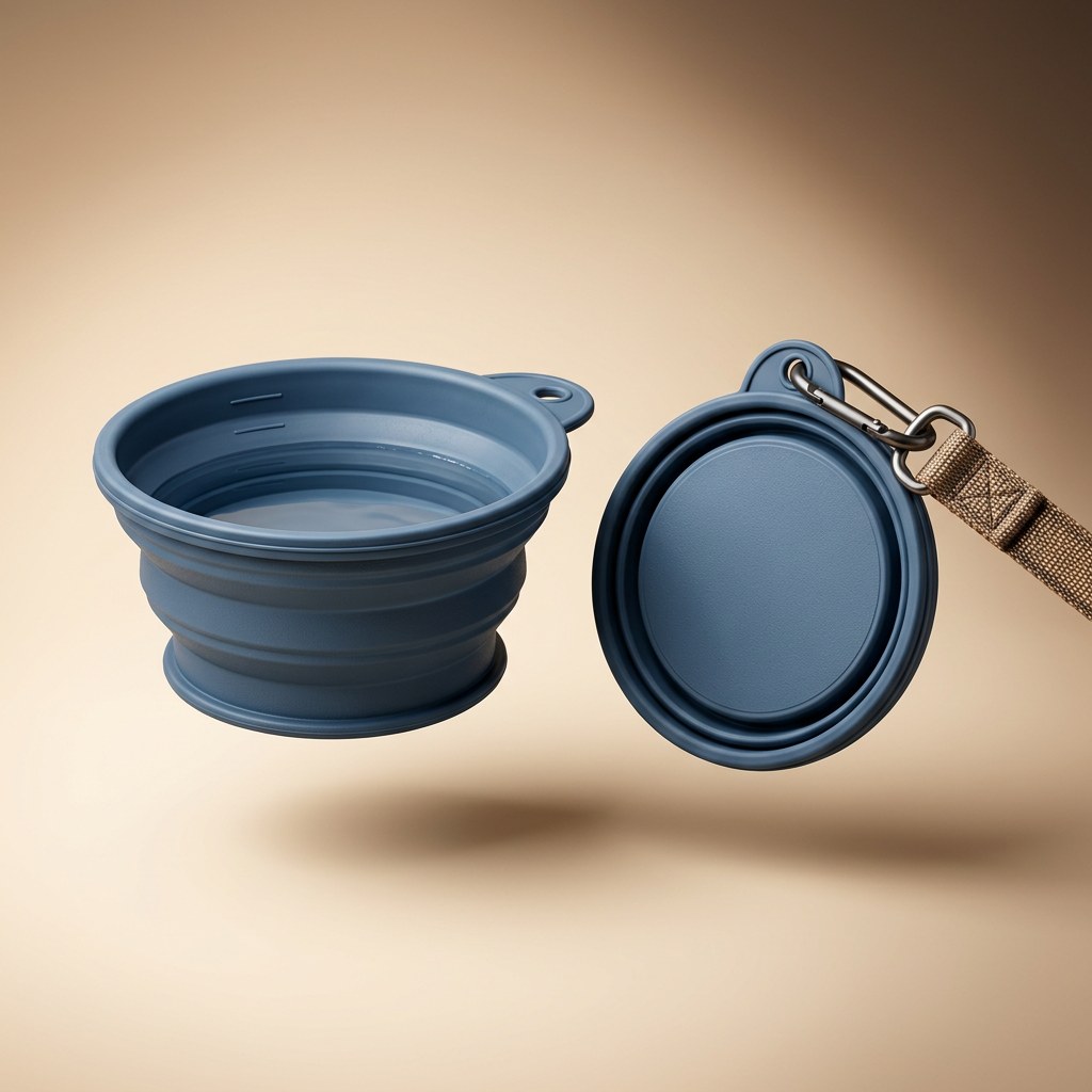 Collapsible Travel Water Bowl