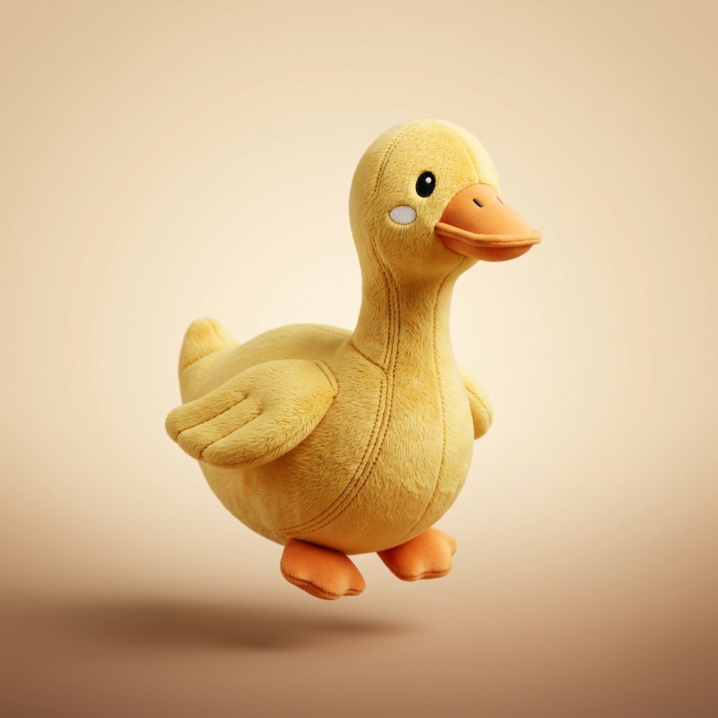 Plush Squeaky Duck